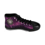 Da Vinci Women's High-top designer Purple trendy fashion Sneakers by Neoclassical Pop Art