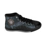 Da Vinci Men's High-top Designer Grey Sneakers by Neoclassical Pop Art online fashion designer brand store