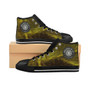 Da Vinci Men's High-top Golden Olive designer Sneakers by Neoclassical Pop Art fashion designer online brand 