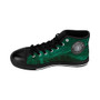 Da Vinci Men's High-top Green designers Sneakers by Neoclassical Pop Art fashion designer online brand 