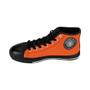 buy Da Vinci Men's High-top Orange fashion designer Sneakers by Neoclassical Pop Art fashion designer online brand store