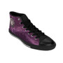 Buy Da Vinci Lilac Women's High-top Sneakers by Neoclassical Pop Art online designer brand store