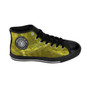 buy Da Vinci Men's High-top yellow fashion designer Sneakers by Neoclassical Pop Art fashion designer online brand store