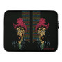 Van Gogh pink yellow green self portrait print Laptop Sleeve