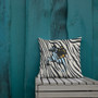 Da Vinci Sforza horse Square Decorative Pillow Black and White Zebra Décor  by Neoclassical Pop Art online brand store