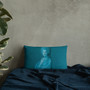 buy Jacques-Louis David “Neoclassical Countess" Light Blue Turquoise Throw Pillow. Modern Pop Art Art by Neoclassical Pop Art
