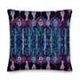 Gustav Klimt Blue Purple decorative throw pillow Pillow art fashion and design