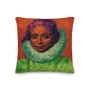 Sir Peter Paul Rubens "Infanta Isabella" orange green pink colorful throw pillows Accent Pillow