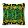 On sale Gustav Klimt  Green Yellow Premium decorative throw pillow Pillow by Neoclassical Pop Art designer online art fashion and design brand store 