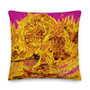 Om sale Vincent Van Gogh Sunflowers Yellow and Hot Pink Throw Pillows by Neoclassical Pop Art  online designer art fashion and design brand shipping worldwide 