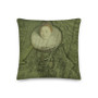 Sir Peter Paul Rubens Old Masters Collection olive green Antique artistic throw pillow olive green