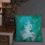 On sale Turquoise Old Masters pillow for sale online by Neoclassical Pop Art online designer art fashion and design brand  