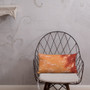 Orange Old Masters pillow for sale online by Neoclassical Pop Art online designer art fashion and design brand