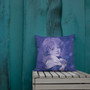 On sale purple Old Masters pillow for sale online by Neoclassical Pop Art online designer art fashion and design brand  