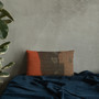 Goya brown off white Orange Decorative Pillow by Neoclassical Pop Art online  art fashion and design brand