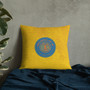 On sale  Rembrandt Yellow Blue decorative Premium throe pillow Pillow by Neoclassical Pop Art online art fashion design brand  store 