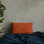 Velazquez Portrait Orange Premium decorative throw pillow Pillow by Neoclassical Pop Art designer online art fashion and design brand store