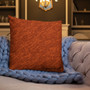 On sale Velazquez Portrait Orange Premium decorative throw pillow Pillow by Neoclassical Pop Art designer online art fashion and design brand store 