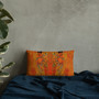 On sale Gustav Klimt Orange decorative Premium throe pillow Pillow by Neoclassical Pop Art online art fashion design brand  store 