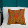 On sale Gustav Klimt Orange decorative Premium throe pillow Pillow by Neoclassical Pop Art online art fashion design brand  store 