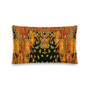 On sale Gustav Klimt  Boho Pop Art Orange decorative Premium throe pillow Pillow by Neoclassical Pop Art online art fashion design brand  store 