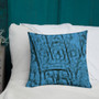 Rembrandt Light Blue Premium throw  Pillow  by Neoclassical Pop Art online designer brand for home and living