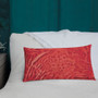 Francisco Goya Neoclassical Pop Art red Blue Decorative Pillow by Neoclassical Pop Art online designer brand
