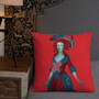 On sale Francisco Goya Neoclassical Pop Art red Blue Decorative Pillow by Neoclassical Pop Art online designer brand 