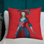 Francisco Goya Neoclassical Pop Art red Blue Decorative Pillow by Neoclassical Pop Art online designer brand