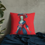 Francisco Goya Neoclassical Pop Art red Blue Decorative Pillow by Neoclassical Pop Art online designer brand
