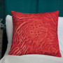 Francisco Goya Neoclassical Pop Art red Blue Decorative Pillow by Neoclassical Pop Art online designer brand