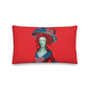 On sale Francisco Goya Neoclassical Pop Art red Blue Decorative Pillow by Neoclassical Pop Art online designer brand 