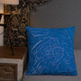 On sale Goya Blue Premium decorative throw pillow Pillow by Neoclassical Pop Art designer online art fashion and design brand store 