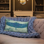 Leonardo Da Vinci Blue  Bird Throw Pillows   by the Neoclassical Pop designer online art fashion and design brand with the best Old Masters Collection