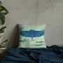 Leonardo Da Vinci Blue  Bird Throw Pillows   by the Neoclassical Pop designer online art fashion and design brand with the best Old Masters Collection