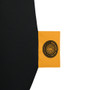 Buy Greek Style Kick back Black Orange Bean Bag Chair w/ filling by Neoclassical pop art designer online store 