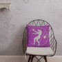 Medium purple Premium decorative greek art throw Pillow by Neoclassical Pop Art designer online art fashion and design brand store
