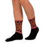 on sale Klimt Orange Pink Bohemian Chic cool Socks by Neoclassical pop art online designer brand 