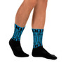Klimt cool Blue Bohemian Chic art Socks by Neoclassical pop art online designer brand  store