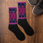 Klimt fancy Purple Pink Black Bohemian Chic Socks by Neoclassical pop art online designer brand  store