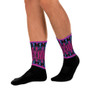 Klimt trendy Purple Pink Black Bohemian Chic Socks by Neoclassical pop art online designer brand  store