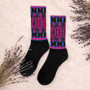on sale the best Klimt Purple Pink Black Bohemian Chic Socks by Neoclassical pop art online designer brand  store 