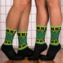 on sale Klimt best Green Yellow Bohemian Chic Socks by Neoclassical pop art online designer brand  store 