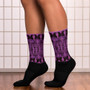 on sale Klimt collectible purple Black Bohemian Chic Socks by Neoclassical pop art online designer brand  store 