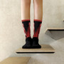 on sale Collectible Goya red brown Black trendy art portrait socks by Neoclassical Pop Art online designer brand store 