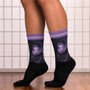 on sale Collectible Diego Valazquez Infanta Dona Maria  purple  cool art socks by Neoclassical Pop Art online brand store 