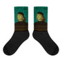 on sale Collectible Bellini Self Portrait art socks by Neoclassical Pop Art online brand store 