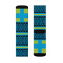 Klimt fancy blue green  black peace Black Bohemian Chic trendy art Socks by Neoclassical pop art online designer brand  store