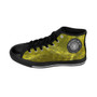 Da Vinci Women's High-top Golden Yellow Sneakers by Neoclassical Pop Art