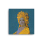 On Sale Jacques-Louis David Blue Yellow Print on Canvas by Neoclassical Pop Art